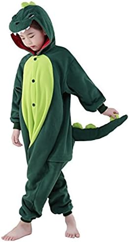 Unisex Kids Pajama Pet Pajama Nightcloth Sleepwear Costume Halloween Cosplay Costume (105, Crocodile)
