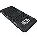 Galaxy S8+ Case, OEAGO Samsung Galaxy S8 Plus Case [Shockproof] [Impact Protection] Tough Rugged Dual Layer Protective Case with Kickstand for Samsung Galaxy S8+ / Galaxy S8 Plus - Black