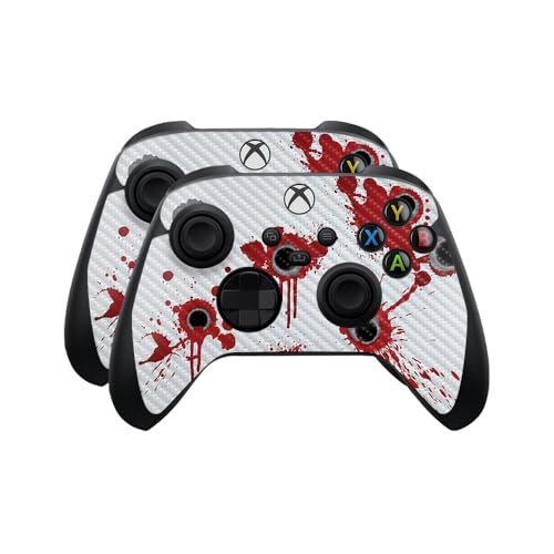 Carbon Fiber Skin Compatible with Microsoft Xbox Series X|S Controller (2 Pack)…