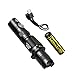 Nitecore MT22C 1000 Lumen Infinitely Variable Brightness Rotary Switch Compact Tactical LED Flashlight with 3400mAH High Capacity USB Rechargeable Battery & LumenTac Charging Cable