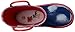Josmo Character Shoes Boy's Disney Mickey Mouse Rain Boot-K, Navy/Red, 11/12 M US Little Kid