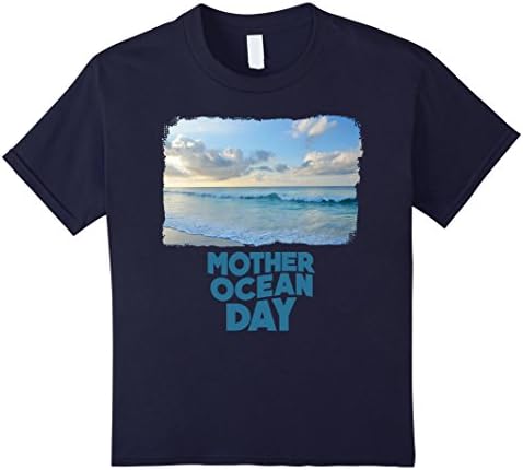 Kids Mother Ocean Day Shirt 6 Navy