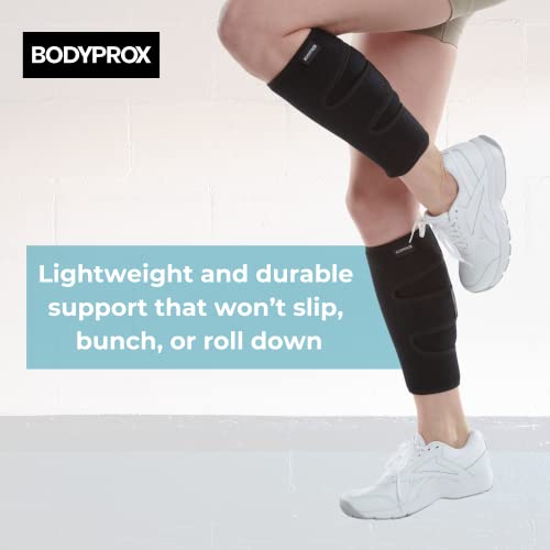 Bodyprox Calf Support Brace 2 Pack, Adjustable Shin Splint Compression