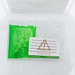 Pzsmocn 100 Pieces/50 Sets M5*12 mm PC Transparent