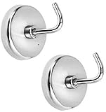 Magnetic Hooks, Powerful Heavy Duty Neodymium Magnet, Great for Your Refrigerator And Other Magnetic Surfaces