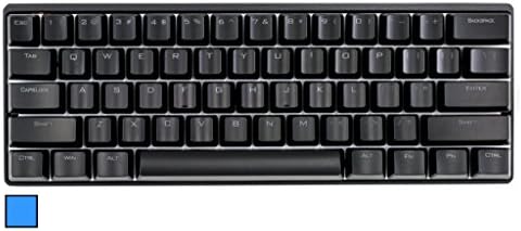 CODE 61-Key Illuminated Mechanical Keyboard with White LED Backlighting - Cherry MX Blue