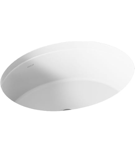 kk77  KOHLER 2211-0 Caxton Undercounter Bathroom Sink, Oval Basin