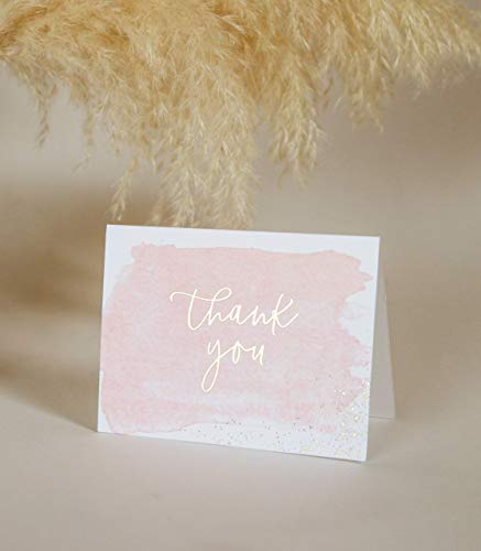 1 Thank+Cards+Watercolor+Wedding+Bridal+Shower