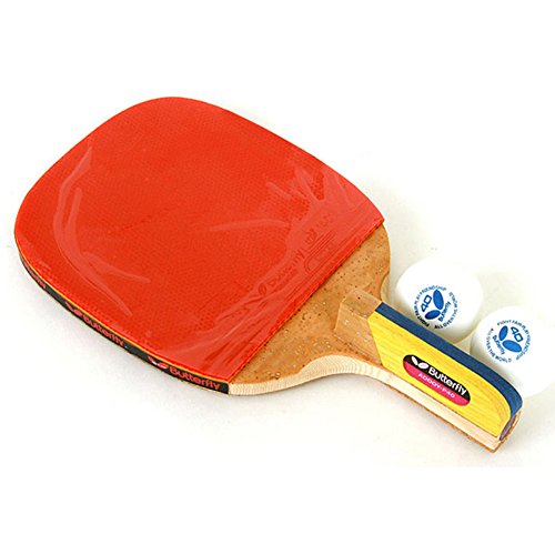 Butterfly ADDOY P40 Table Tennis Racket Penholder Paddle Ping Pong Racket & Ball