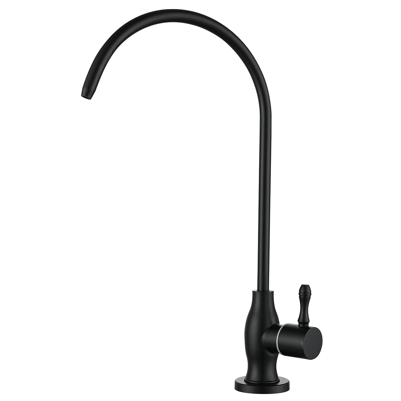 MIFULY Commercial Water Filtration Tap for Under Sink Water Filter System - Kitchen Bar Sink Tap, Matte Black