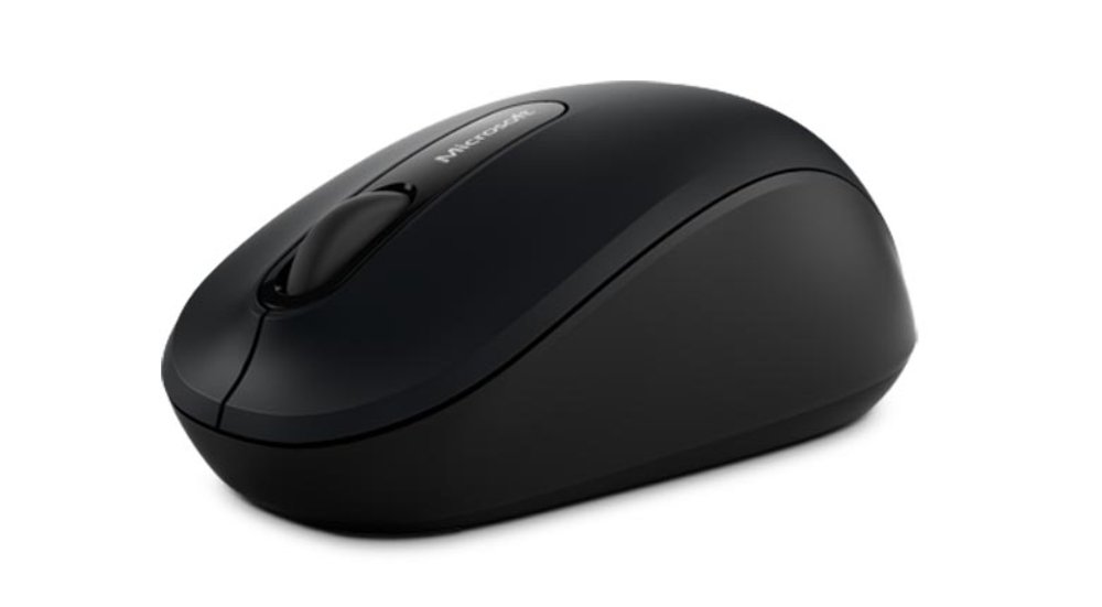 Microsoft Bluetooth Mobile Mouse 3600 - Black. Comfortable design, Right/Left Hand Use, 4-Way Scroll Wheel, Wireless Bluetooth Mouse for PC/Laptop/Desktop, works with for Mac/Windows Computers