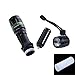 BESTSUN 3000 Lumens Zoomable Super Bright LED Flashlight Torch Zoom Lamp Light - 5 Mode Adjustable Brightness Waterproof Torch Lighting for Hiking, Camping & Outdoor Activity (Black)