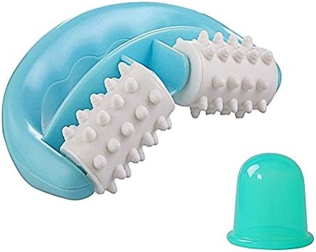 マッサージブラシ おしゃれ 経絡マッサージャー 2種類 ボディマッサージ 経絡疎通 筋肉痛改善 ストレス解消 臀部 カッピングセラピー 両足通用 血液循環促進 セルライト解消 腹部