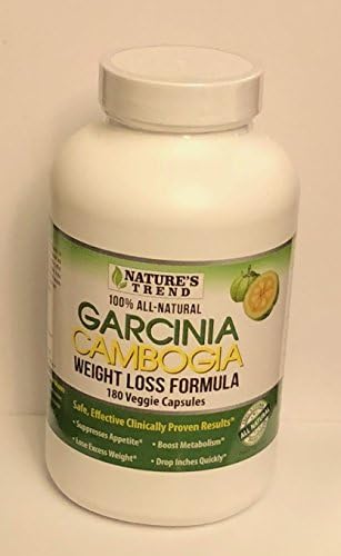 Garcinia Slim Diet- All Natural Premium Garcinia Cambogia Carb Blocker- Appetite Suppressant- Fast Acting Weight Loss- Accelerate Results