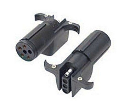 Pollak (12717) 6-Way Round to 4-Way Flat Adapter