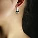 ZowBinBin 925 Sterling Silver 10mm Pearl Earrings, Beautiful Black Pearl Earrings, White Pearl Dangle Earrings Hypoallergenic Drop Pearl Earrings H: Black Pearl Earrings2