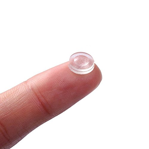 Nicedeal 200 Pcs Clear Rubber Feet Adhesive Bumper Pads Door Bumpers Noise-Dampening Bumpers for Cabinets Furniture and Electronics DIY Tools - Thumbnail 7