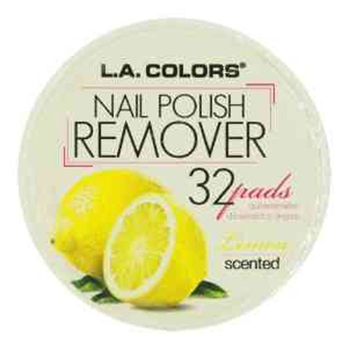 L.A. COLORS Nail Polish Remover, Lemon Scent CNR961