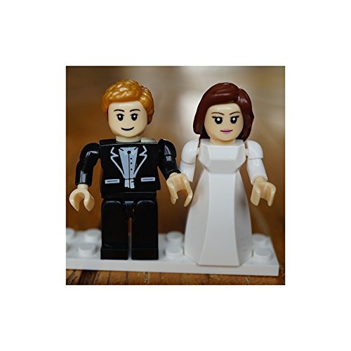 Brick'Em Young Bride & Groom Figurine