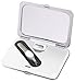 Simply Beauty Smart Compact Mirror with Tweezers White Lighted Makeup Mirror
