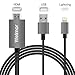 Welmor HDMI Adapter Cable, 6.6ft High Speed HDMI Digital AV Adapter 1080P HDTV Cord Compatible with iPhone X/8/7/6/plus iPad iPod iPhone to HDMI Cable,Plug and Play