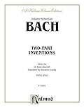 Two-Part Inventions (Kalmus Edition) by Johann Sebastian Bach, Hans Bischoff