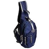 WASING Military Sport Pack Shoulder Sling Backpack Men Women Chest Gym Bag,Rover Sling Pack Chest Pack WS-ChestPack-jewelryblue