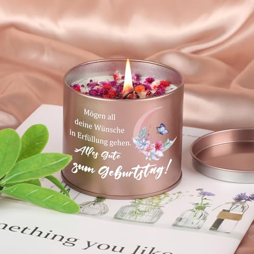 Prstenly Birthday Gift for Women, 9 oz Birthday Candles Gifts | Birthday gifts for mum grandma daughter sister best friend 18 30 40 50 60 birthday wife