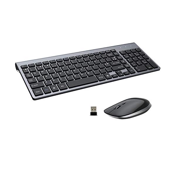 FENIFOX-Wireless-Keyboard-Mouse24G-USB-Slim-QWERTY-UK-Compact-Quiet-ErgonomicFor-Computer-PC-Laptop-TV-TabletSilver-White-Black-Grey FENIFOX Wireless Keyboard & Mouse,2.4G USB Slim QWERTY UK Compact Quiet Ergonomic,For Computer PC Laptop TV Tablet…