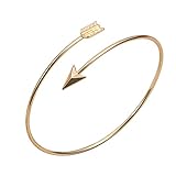 Merssavo 1x Gold Einfache Mode Frauen Metall Punk
