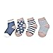 4 Pairs/Pack Baby Toddler Lovely Stripe Polka Dot Socks Boys Girls Kids Cotton Socks Foot Warm Seamless Socks