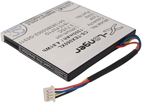 VINTRONS Rechargeable Battery 1300mAh For Texas TI-Nspire CX CAS, 3.7L1230SP, Instruments TI-Nspire CX, 3.7L1060SP