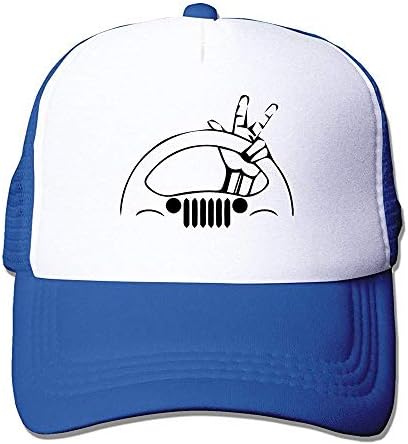 Hittings Jeep Wrangler Jeep Adjustable Black Unisex Cap RoyalBlue
