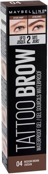 Maybelline Brow Tattoo Longlasting Waterproof Gel 04 Medium Brown