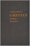 Answer Book for Calculus (3rd Edition)
