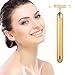 NUOMAN Beauty Bar 24k Golden Pulse Facial Massager T-Shape Pulse Sign Face Massage Tools for Sensitive Skin Face Pull Tight Firming Lift
