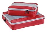 Uncharted Ultra-Lite Packing Cube 2 Piece Set, Cherry, One Size