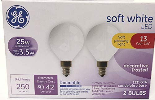 GE Frosted Soft White Bulb 25W - Pack of 2 - Image 3