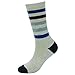 EnerWear-Coolmax 4 Pack Women's Merino Wool Outdoor Hiking Trail Crew Sock (US Shoe Size 4-10,Stripe/Dot)