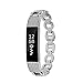 Fitbit Alta Bands, Lwsengme Steel Wrist Band for Fitbit Alta/ Fitbit Alta Band/ Fitbit Alta Accessories/ Fitbit Alta Metal Band (No Tracker) (Light Metal-03)