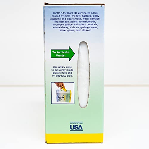 NuCalgon 61070 ClenAir Residential HVAC Odor Block XL, White, 4.25 lb