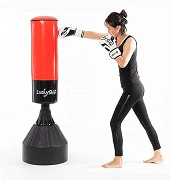 Amazon サンド バッグ スタンド 自宅用 自立式 スタンディング 吸盤付き ボクシング サンドバッグ Lucky Shia 日本語説明書付き プレゼント Shia スポーツ アウトドア