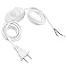 Dimmer Switch - SODIAL(R) White Lamp Power Cord w Dimmer Switch AC 250V/110V US Plug