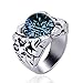 Men's Boy's Stainless Steel Ring Gothic Bloody red The Devil's eye Multicolor Retro Jewelry