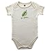 Hudson Baby Organic Bodysuit - Pea Ecru - 9-12 Months