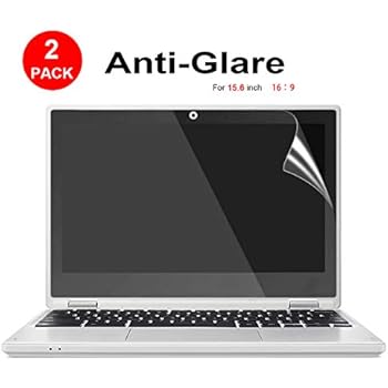[2 Pack]15.6-inch Laptop Crystal Clear Screen Protector, Notebook Computer Screen Guard Protector Compatible HP/Asus/Acer/Sony/Samsung/Lenovo/Toshiba etc, Display 16:9