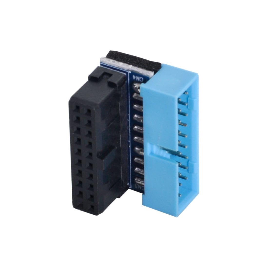 chenyang CY Super-speed USB 3.0 20pin Male to Female Extension Adapter Down Angled 90 Degree for Motherboard Mainboard