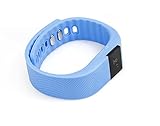 SURMOS Smart Sport Bracelet TW64 Smartband Wristband Fitness Tracker Bluetooth 4.0 Time Display Flexible Watch Bracelet (Blue)
