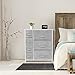 Sorbus Dresser with 7 Drawers - Chest Organizer Tower Unit with Steel Frame, Wood Top, Easy Pull Fabric Bins - Storage Furniture for Bedroom, Hallway, Closet & Office Organization