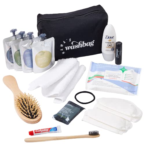 BirthBag® Pre Packed Maternity Hospital Birth Bag Pregnancy Essentials Set for New Mum and Baby (Wash Bag)